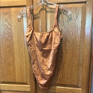 Copper One Piece Swimsuit